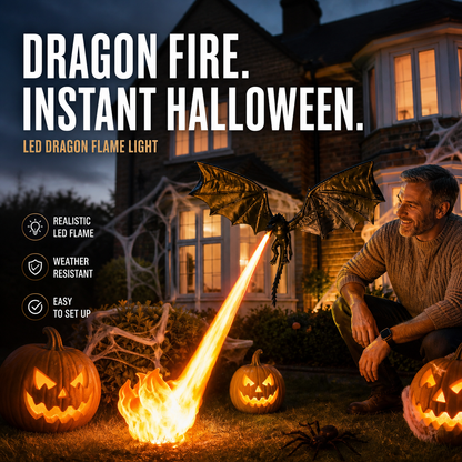 🐉 Skapa kuslig Halloweenstämning direkt – skrämmande drakdekoration som verkligen drar blickarna till sig