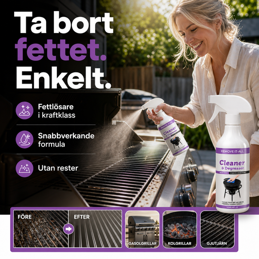 🏆🇸🇪 Populär bland svenska kunder🔥 50 % RABATT NU! 🧼 Kraftfull Grillrengöring & Avfettning – Löser Upp Fett och Fastbrända Rester 🍖✨