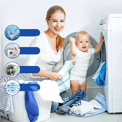 🧼 KJØP 2, FÅ 1 GRATIS! 🌀 Vaskemaskinrens – Avkalker, fjerner mugg og eliminerer ubehagelig lukt – For en renere maskin ✨ 
