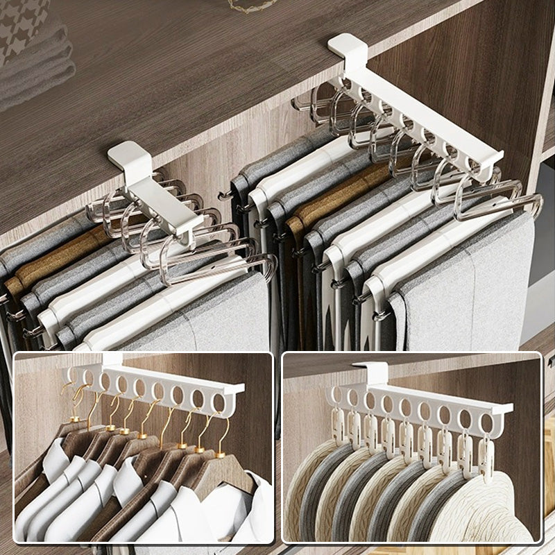 🧺 50% RABATT! 🚪 Utdragbar Garderobsorganisatör – Maximerar Utrymme, Enkel Installation & För Kläder/Skor 👠