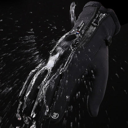 Vattentät, pekskärmsvänliga handskar