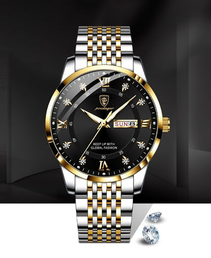 🎁Hot Sale 50% OFF⏳Men's Waterproof Luminous Calendar Quartz Watch