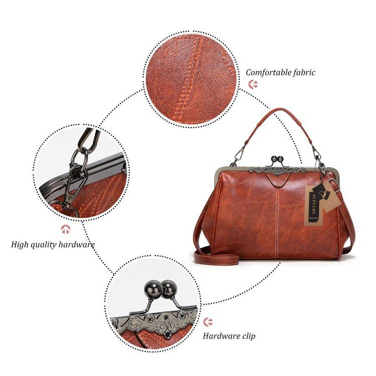 💎51 % RABATT💎 Elegant vintagehandväska för dam
