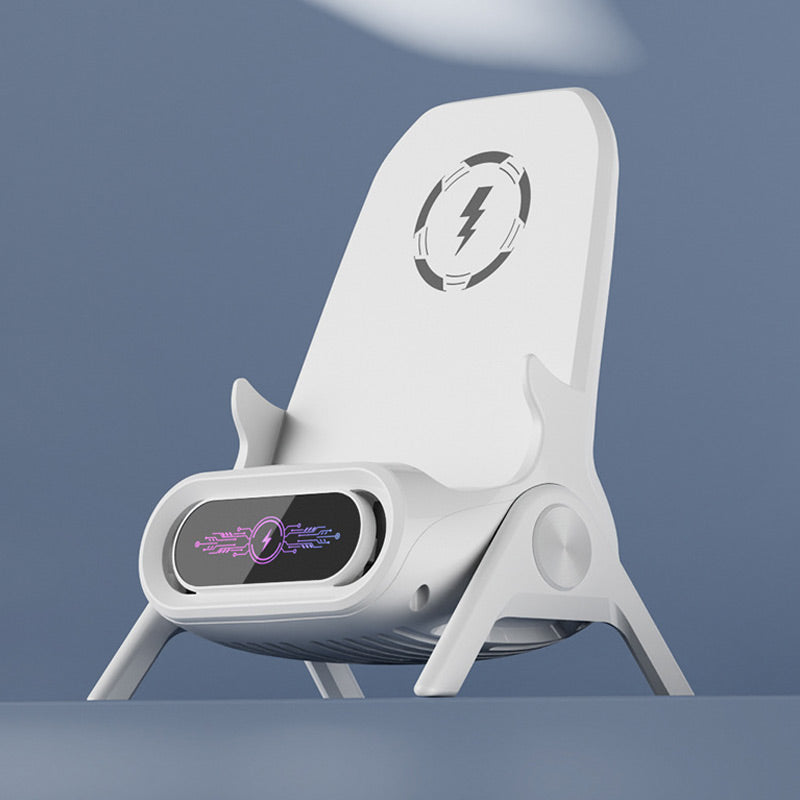 📱 58% RABATT! ✨ Telefonhållare med trådlös snabbladdare – universell justering och 360° rotation, perfekt för resor eller kontoret 🚗📦