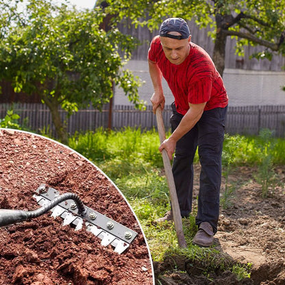 🍂🔥 TIDIGHÖSTENS BÄSTA ERBJUDANDE! 🌿 5/6/7/8-TANDS OGRÄSKRATTA I KOLSTÅL – EXTRA HÅLLBAR & EFFEKTIV