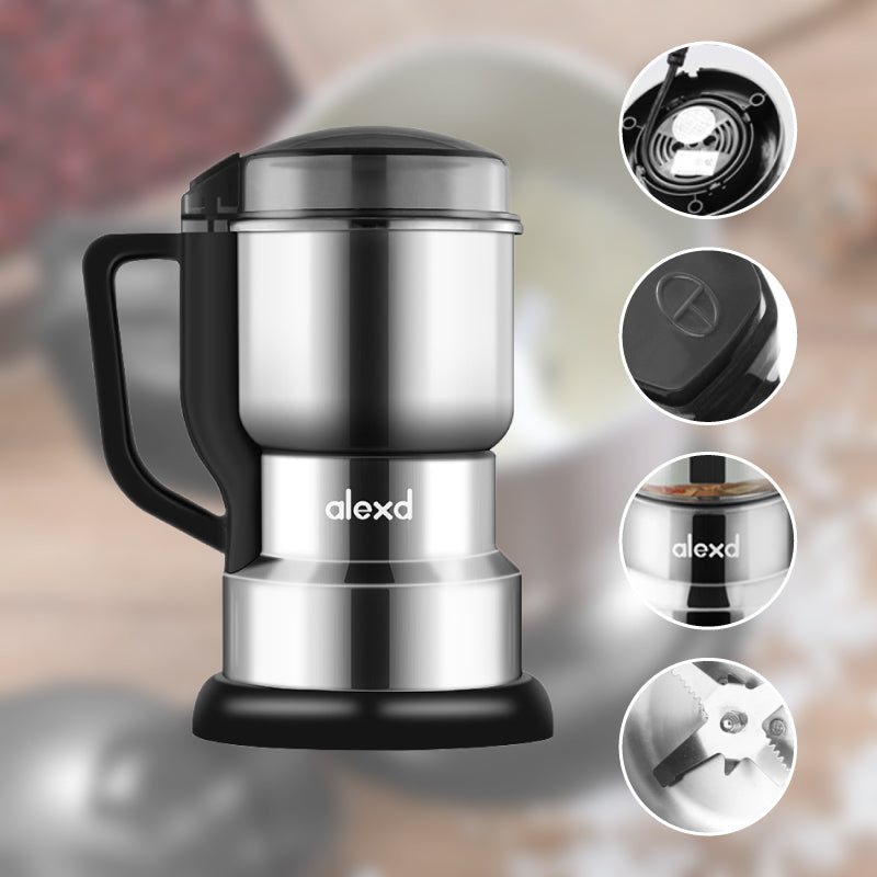 ☕ En liten maskin för många ingredienser – elektrisk kvarn för kaffebönor, kryddor och matlagning