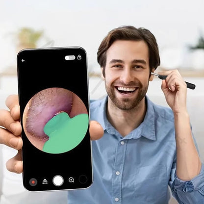 👂✨ "Säker & Synlig Öronvaxrensning! 🔍 Öronvaxborttagningsverktyg med Kamera & Ljus – NU med 50% RABATT!