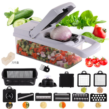 Multifunktionell grönsaksskärare | 16-delars set🥗 (🔥50 % rabatt)