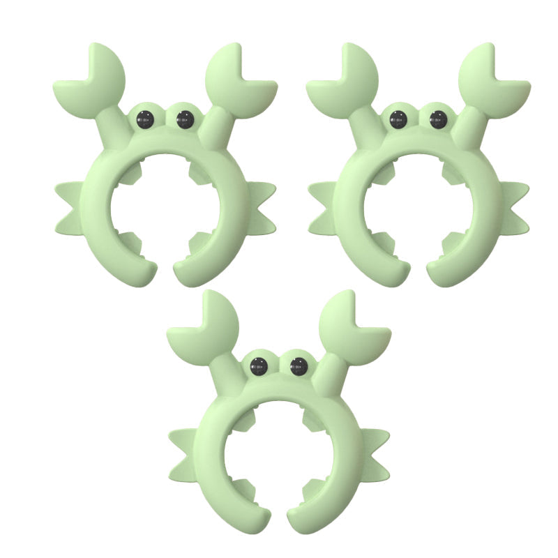🥳🦀 Krabbformad köksredskapshållare – enhandsmanövrerad, spillsäker, värmebeständig och hållbar 🍳✨