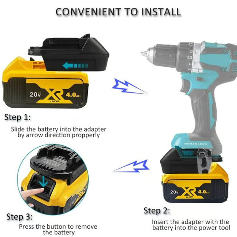 🔥Litiumbatteriadapter for 18V batteriverktøy
