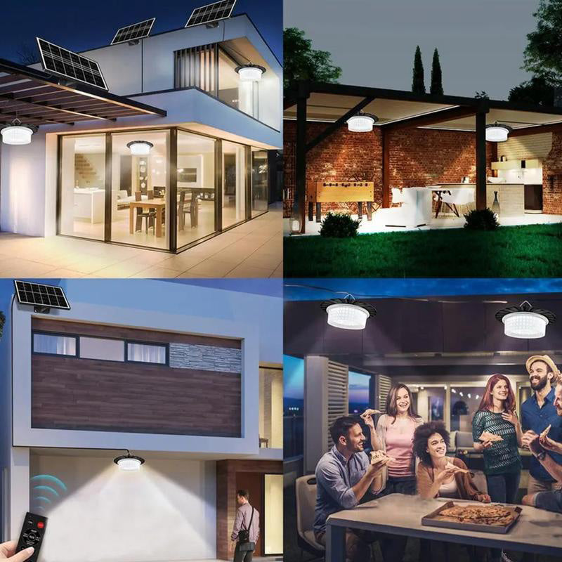 💡☀️ Justerbar vattentät solcellslampa – flexibel utomhusbelysning för trädgård, uteplats och entré 🌿🏠