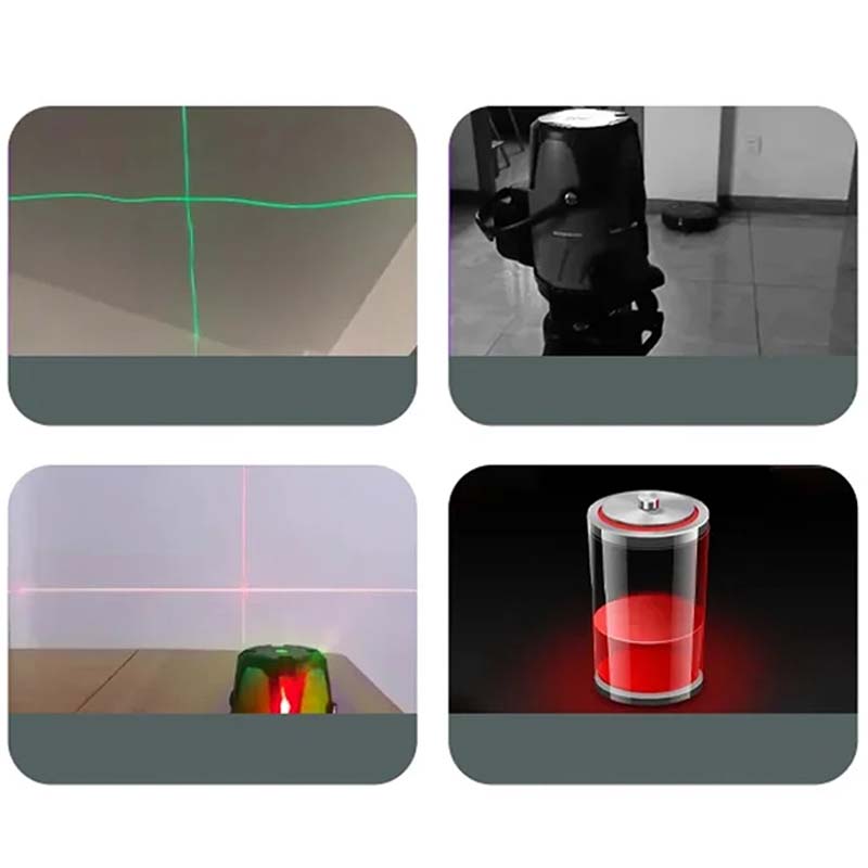 📐✨ Infrarött laserpass med 90° rät vinkel – exakta horisontella & vertikala linjer för montering, målning och kakelsättning 🔧