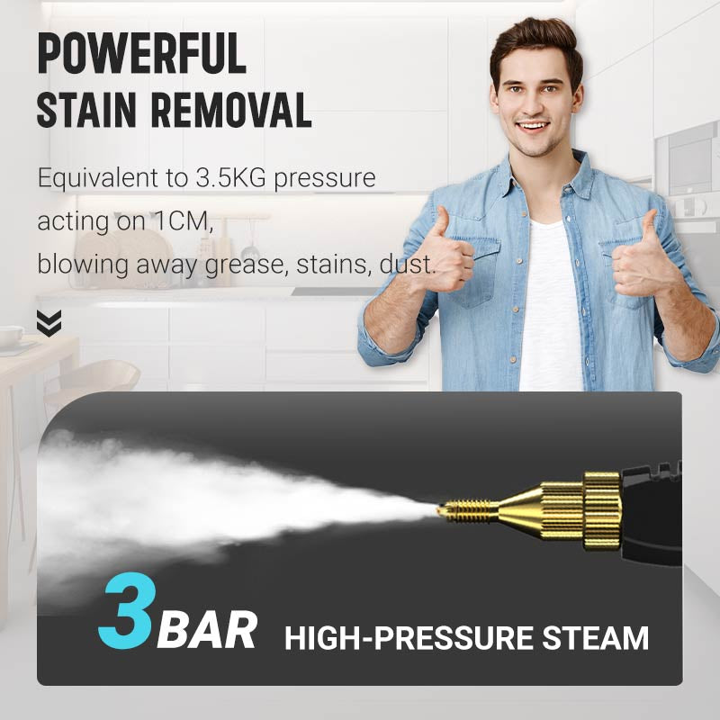 ⏳Begrenset tid 49 % rabatt på gratis produkter⏰2500 W håndholdt høytrykksdamprenser♨️🚿