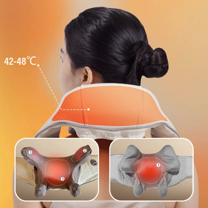 💆‍♂️ "Slut på stela axlar! 🔥 Värmemassageapparat för nacke & axlar – NU 50% RABATT!