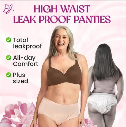 "✨ 2025 Bestseller | Höjdmiddade Läcksäkra Trosor | 3-Pack i Bambufiber 🌿"