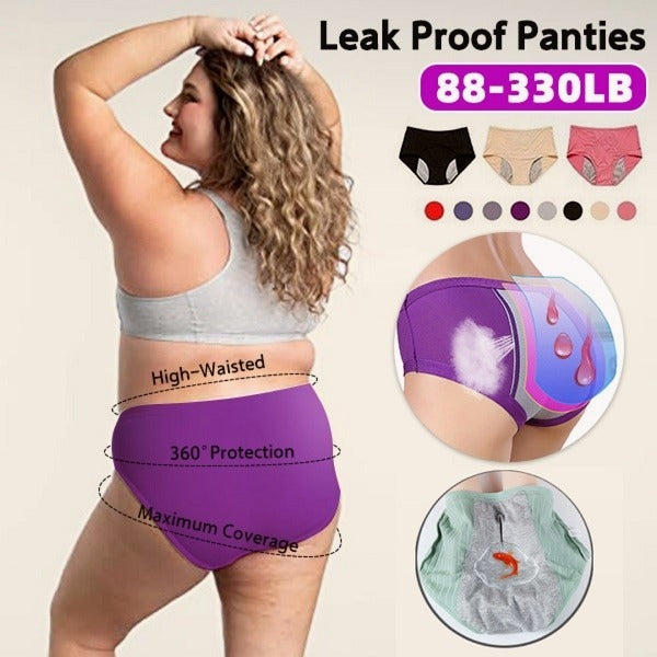 "✨ 2025 Bestseller | Höjdmiddade Läcksäkra Trosor | 3-Pack i Bambufiber 🌿"