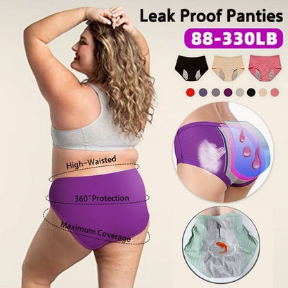 "✨ 2025 Bestseller | Höjdmiddade Läcksäkra Trosor | 3-Pack i Bambufiber 🌿"