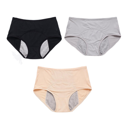 "✨ 2025 Bestseller | Höjdmiddade Läcksäkra Trosor | 3-Pack i Bambufiber 🌿"