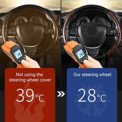 🚗 UNIVERSELLT HALKFRITT BILRATTÖVERDRAG 🔥 ⚡ Extra grepp & kontroll 👌 Passar de flesta rattar 💎 Slitstarkt & bekvämt material ✅ Hållbar silikonyta som motstår svett ✅ Ventilerande design för maximal komfort ✅ Enkel montering - kläms fast utan verktyg