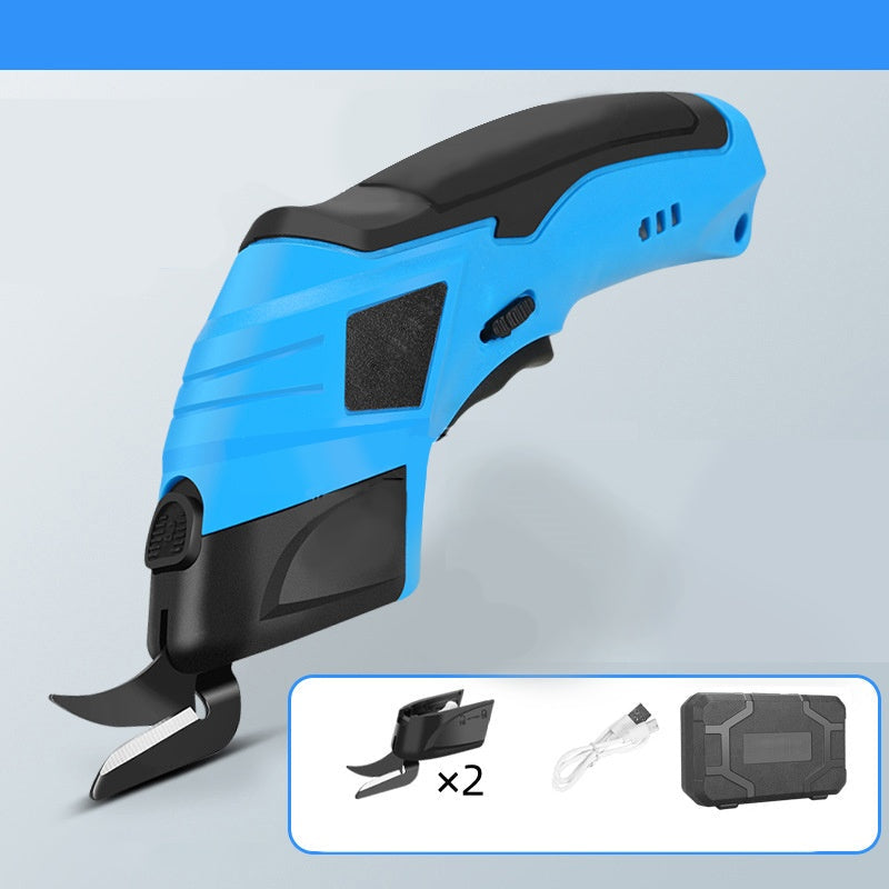 ✂️🔋 Bärbar elektrisk tygklippare med uppladdningsbart litiumbatteri – snabb och smidig för sömnad hemma 🧵✨