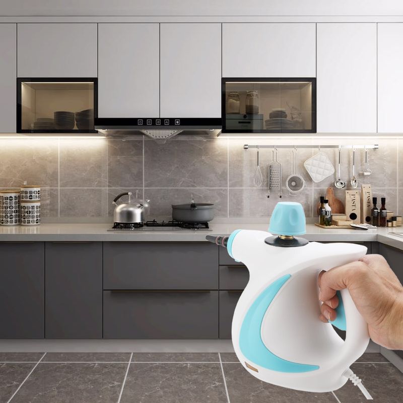 🔥1050W Handhållen ångrengörare med tryck för flera ytor