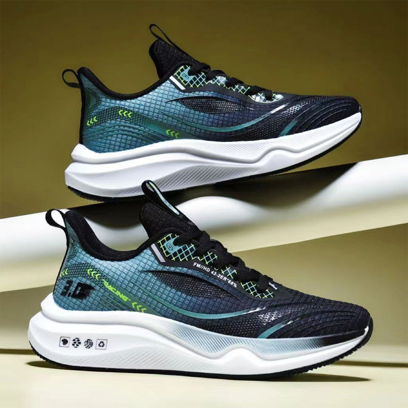 🔥 SUPERANDRANDE SPORTSKOR MED MJUK STÖTDÄMPNING 🦶⚡ ✨ NYCKELFUNKTIONER: ✅ Ventilerande mesh - 360° luftcirkulation 🌬️ ✅ Dempad sula - som att gå på moln ☁️ ✅ Ultralätt design - perfekt för löpning & träning 🏃♀️
