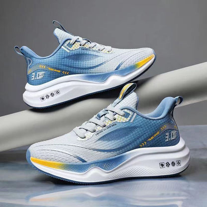 🔥 SUPERANDRANDE SPORTSKOR MED MJUK STÖTDÄMPNING 🦶⚡ ✨ NYCKELFUNKTIONER: ✅ Ventilerande mesh - 360° luftcirkulation 🌬️ ✅ Dempad sula - som att gå på moln ☁️ ✅ Ultralätt design - perfekt för löpning & träning 🏃♀️