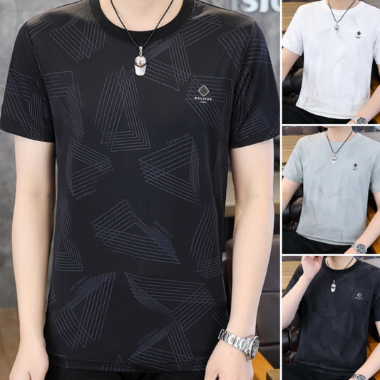 🔥2025 Summer New Products Hot Sale👕Comfortable Sports Snabbtorkande kortärmad T-shirt