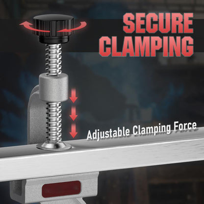 🔥 Justerbar rörklämma för svetsning och trä🔧✨ ⚙️ Universal - Lämplig för olika material och storlekar 💪 Super Grip - Håll stadigt medan du arbetar 🔨 Dubbel användning - Perfekt för svetsning och träbearbetning