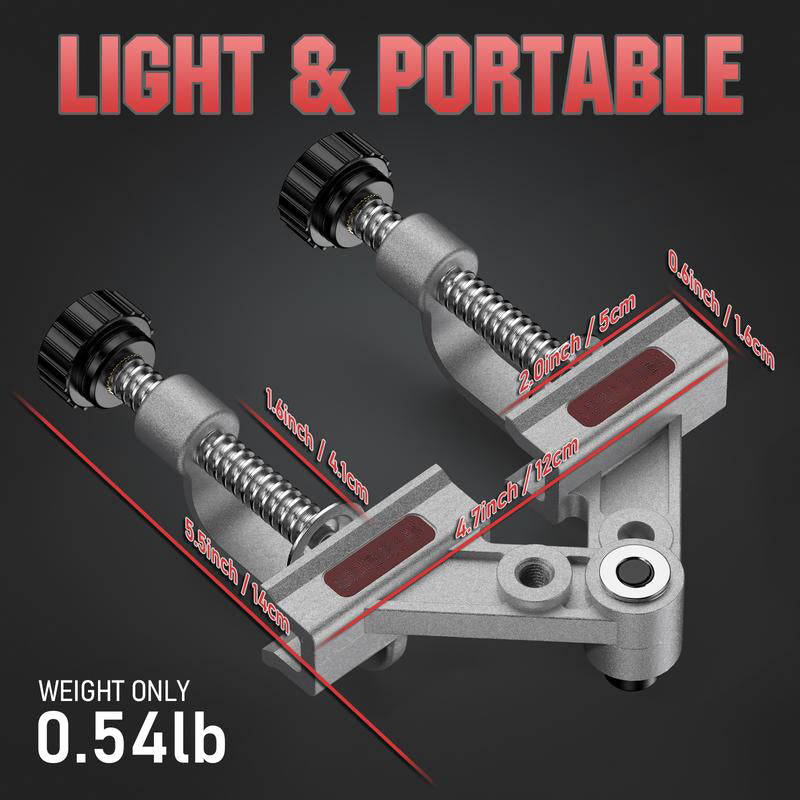 🔥 Justerbar rörklämma för svetsning och trä🔧✨ ⚙️ Universal - Lämplig för olika material och storlekar 💪 Super Grip - Håll stadigt medan du arbetar 🔨 Dubbel användning - Perfekt för svetsning och träbearbetning