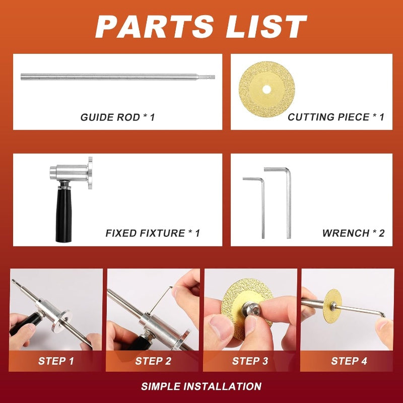 🔥 PVC-rörskärare med skärhjul 🔧⚡ ✂️ Professionell skärkapacitet i hårda material 💎 Vass skärhjul för att säkerställa precision 🚿 Perfekt för VVS-projekt