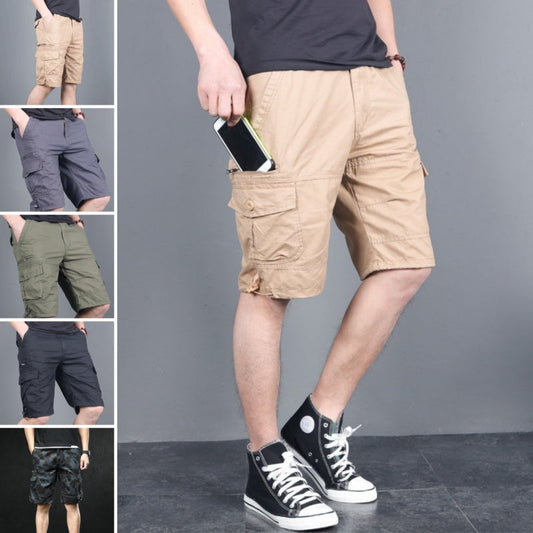 🔥 Cargo Shorts för män - Årets MVP! 🔥  🩳 Flera fickor = maximal funktionalitet 🛠️Taktisk stil, bekväm att bära 🌞 Perfekt för sommarens äventyr