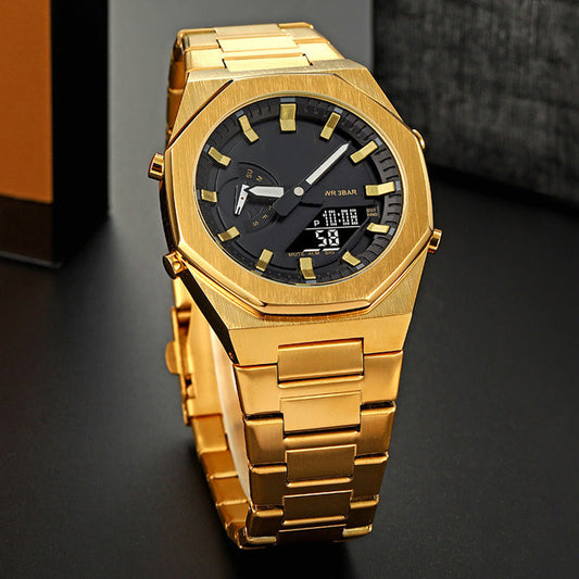 ⌚ 2025'S MUST-HAVE FÖR DEN STILMEDVETNE MANNEN! 🔥 ✨ Kombinerar svensk minimalism med avancerad teknik ✅ Supernogrann kvartsrörelse (±1 sekund/månad) ✅ Vattentålig 50M – klarar regn & simning 🌊 ✅ Kalender & veckovisare – perfekt för affärsman
