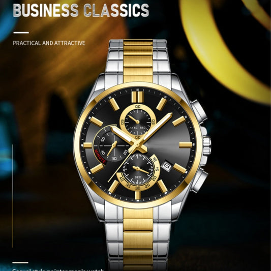 ✨ 2025 Executive Edition | Herrklocka i rostfritt stål | Svensk lyxdesign⌚