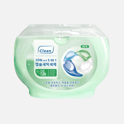 "🩺 Dermatologiskt Testad | Hypoallergeniskt Tvättmedel 🌱 | 40 Extra Starka Kapslar"