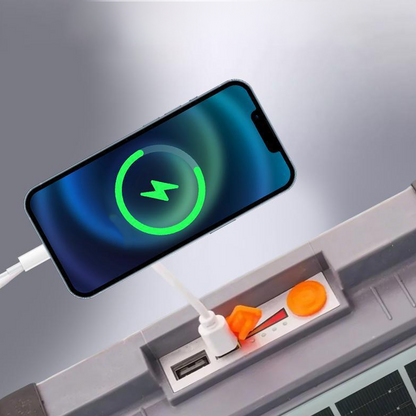 ✨ LYSSNA UPP HELA TOMTEN – MED SOLENS KRAFT! ✨ Upptäck vår bärbara solcellsdrivna LED-strålkastare med 3 ljuslägen!