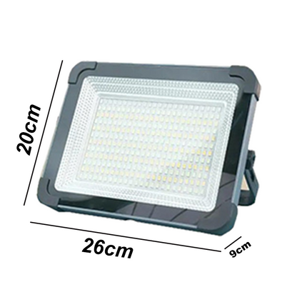 ✨ LYSSNA UPP HELA TOMTEN – MED SOLENS KRAFT! ✨ Upptäck vår bärbara solcellsdrivna LED-strålkastare med 3 ljuslägen!