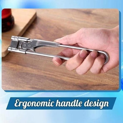 🛒✨ Universell burköppnare i rostfritt stål – öppnar lock snabbt och enkelt med mindre handkraft 💪🥫