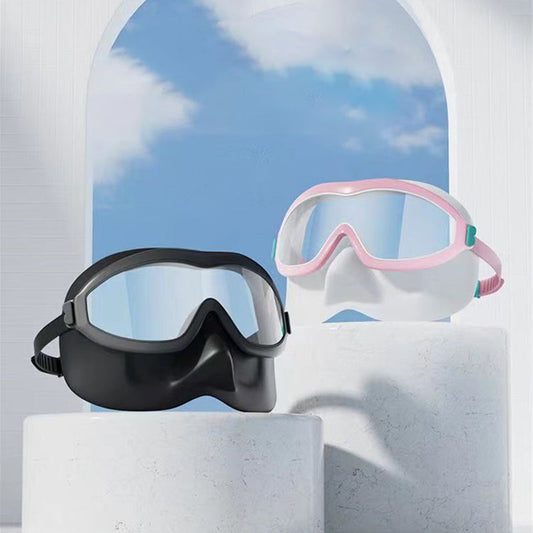 🏊‍♂️ 50% RABATT! 🔥 Unisex HD Anti-UV Anti-Choking Vattentäta Integrerade Simglasögon – Klar Sikt, Bekväm Passform & Perfekt För Simning, Hav & Äventyr 🌊