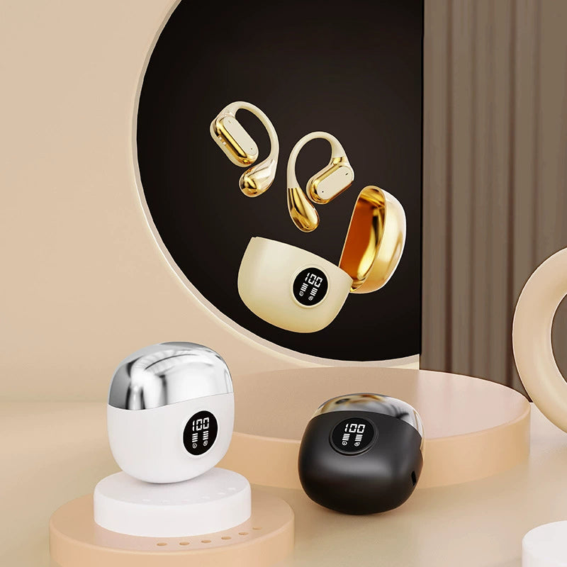 🎁 Den beste gaven noensinne – Trådløse AI-oversettelseshodetelefoner med OWS og Bluetooth 5.4 (kompatibel med iOS og Android) 🎁
