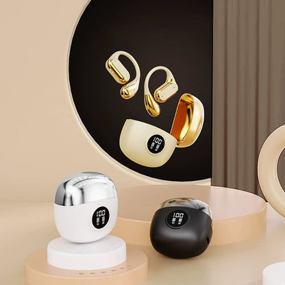 🎁 Den beste gaven noensinne – Trådløse AI-oversettelseshodetelefoner med OWS og Bluetooth 5.4 (kompatibel med iOS og Android) 🎁
