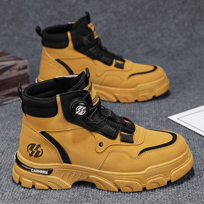 ⏳Time-limited Special⏰Men's PU Leather Non-Slip Work Boots