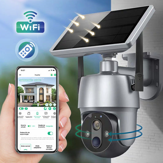 ✈️50 % rabatt📦Solar 360-graders övervakningskamera Fullfärg Night Vision