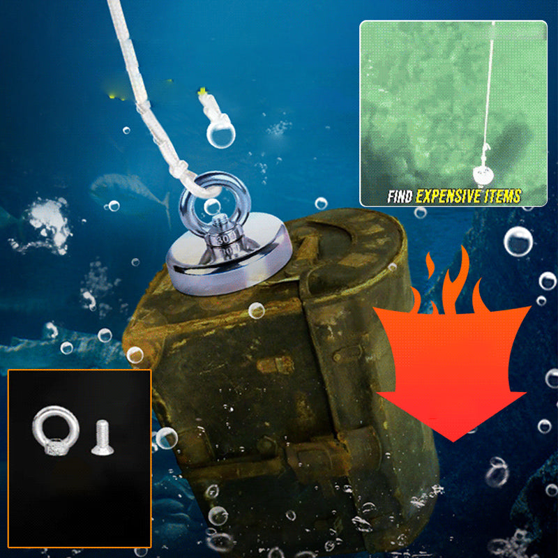 🧲🌊 MAGNETISK BÄRGNINGSMAGNET – HITTA FÖRSVUNNA FÖREMÅL I DJUPT VATTEN!