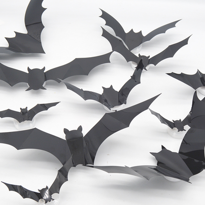 🦇Halloween-dekoration: 3D-LED-vägglampa i form av en fladdermus