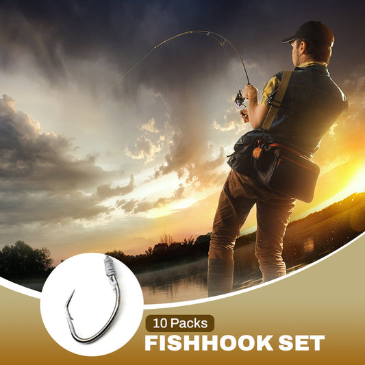 10-delat fiskeverktygsset - Lättanvänt fiskkrokset