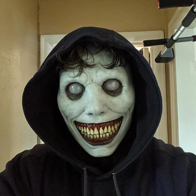 🔥Stor Halloween-överraskning!!💀Läskigt skräck-Halloweenmask