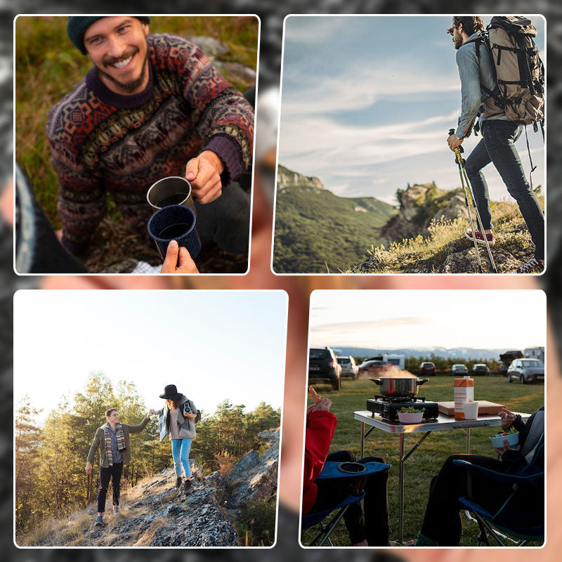 🔪 50% RABATT NU! ✨ Fällkniv med Trähandtag - Rostfritt Stål med Bältesklippa för Friluftsaktiviteter och Vardagsbruk 🌲🛡️