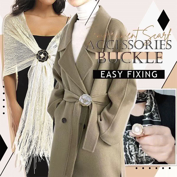 ✨ Fransk elegant kappa-scarfspänne – elegans inom räckhåll!