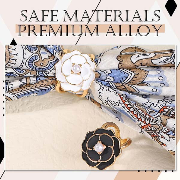 ✨ Fransk elegant kappa-scarfspänne – elegans inom räckhåll!